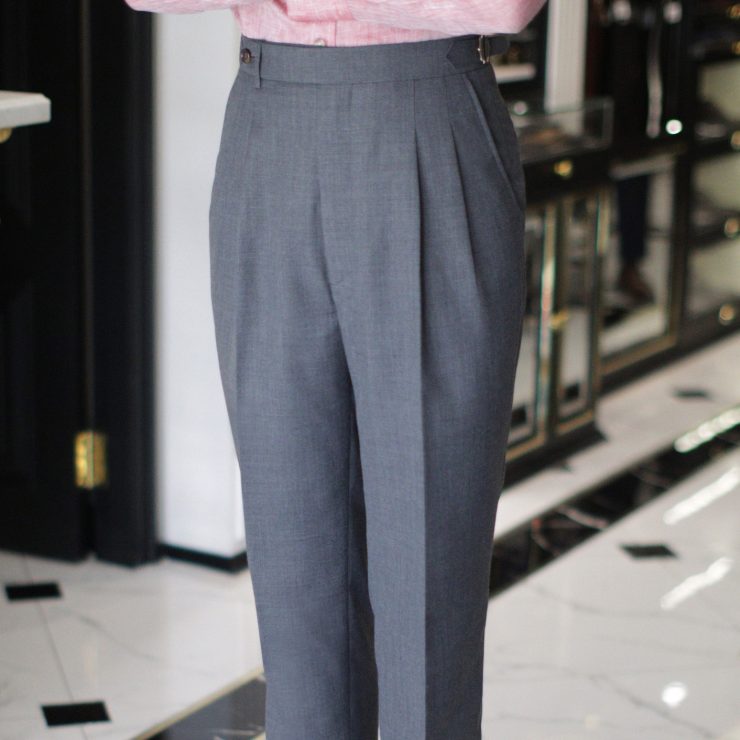 dgrie pants 39 double pleated grey pants dgrie 6