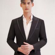 dgrie spotlight superblack wool 1 button peak lapel suit dgrie