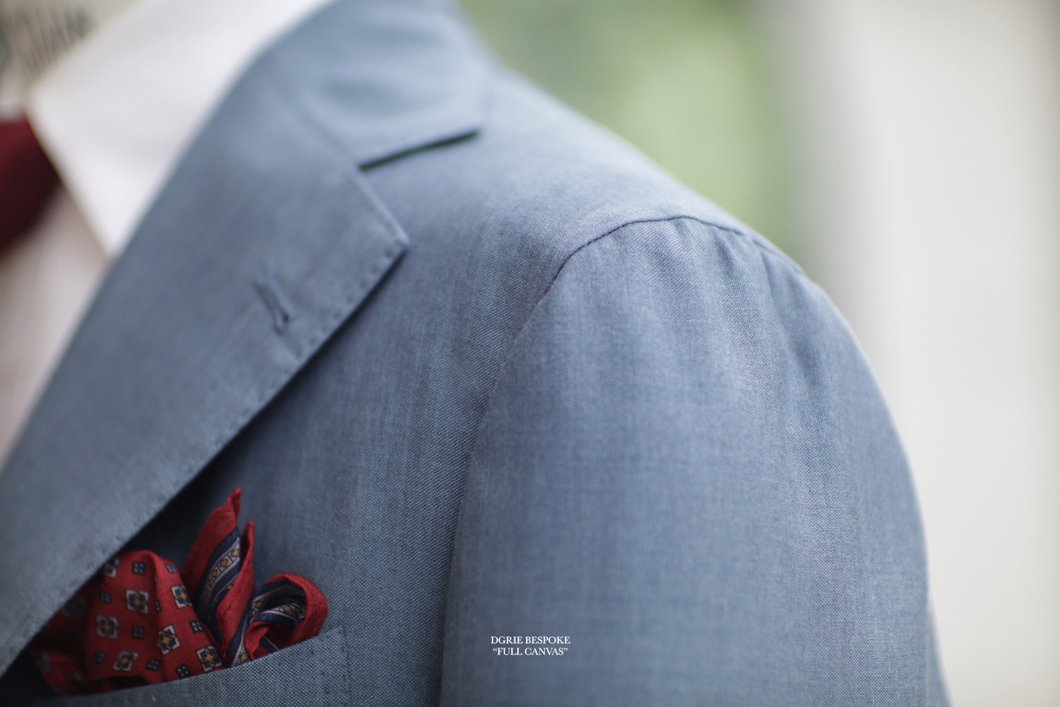 scabal wool silk full canvas suit dgrie