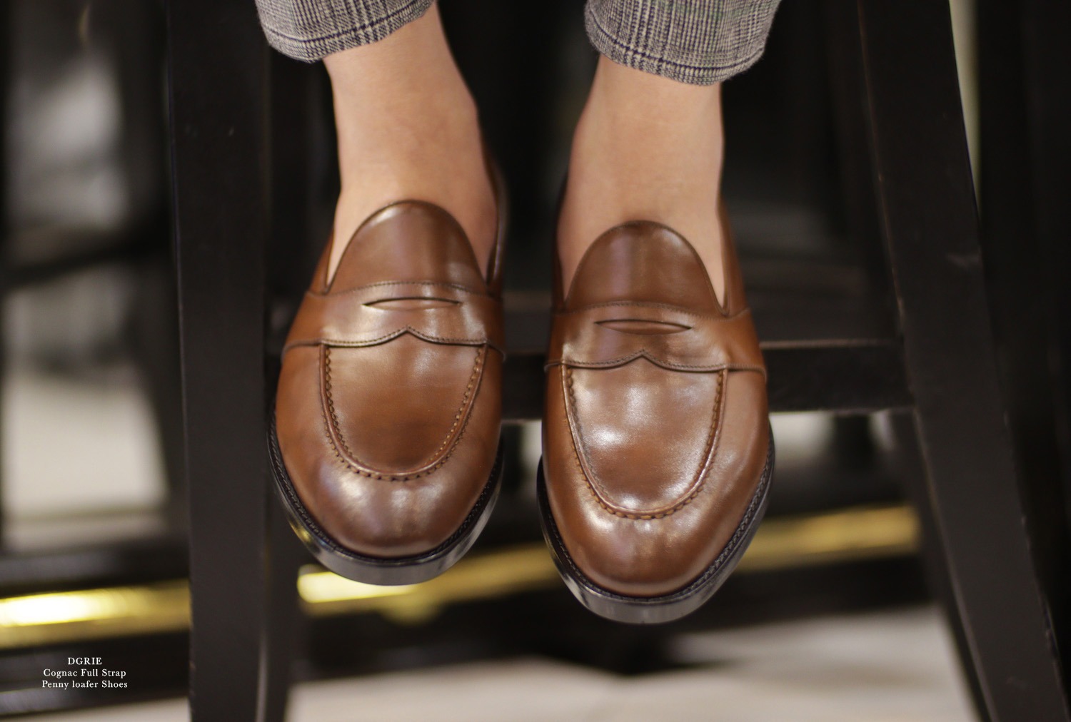 dgrie cognac full strap penny loafer dgrie 1