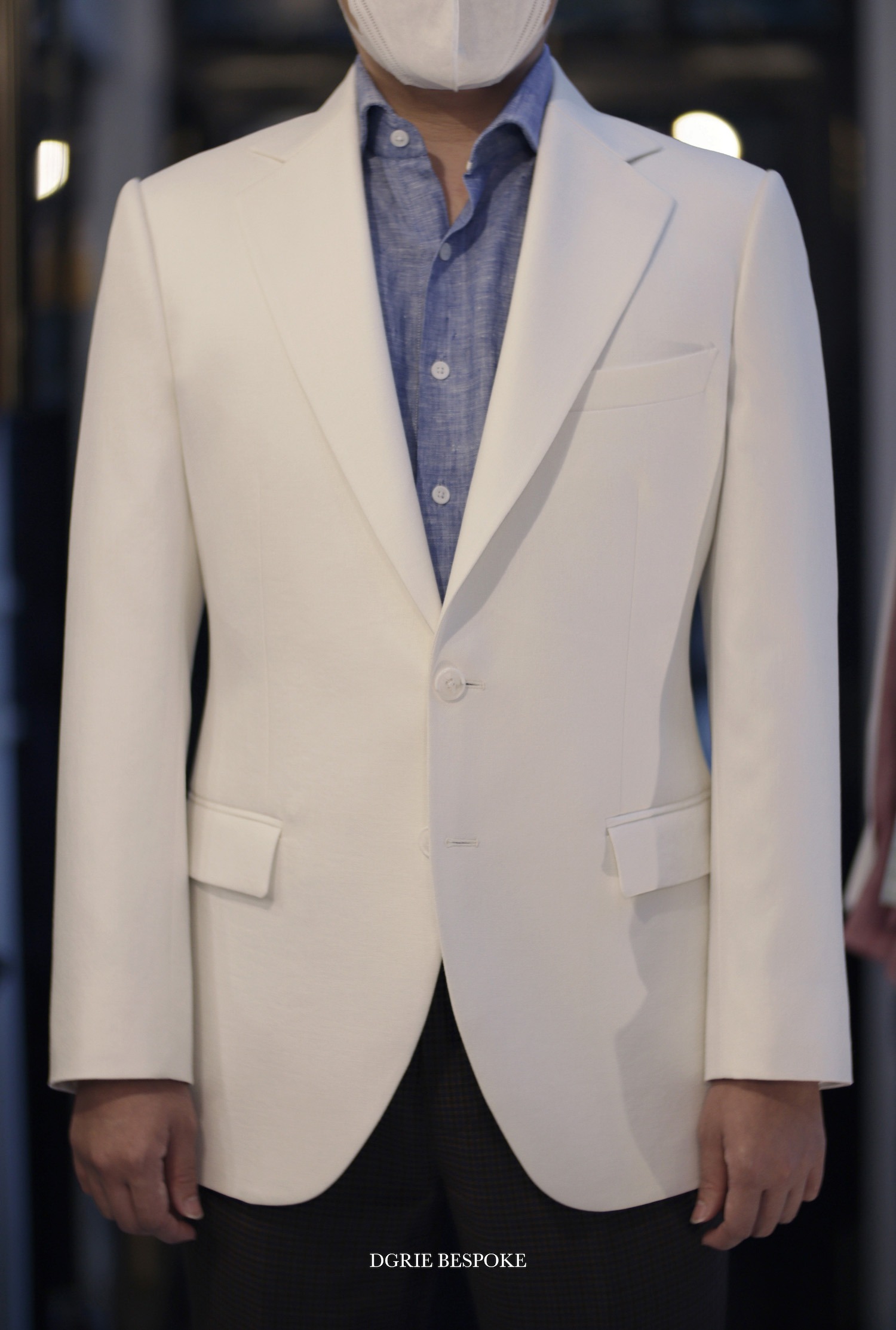 dgrie white blazer dgrie