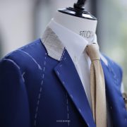 navy blue full canvas suit dgrie 1