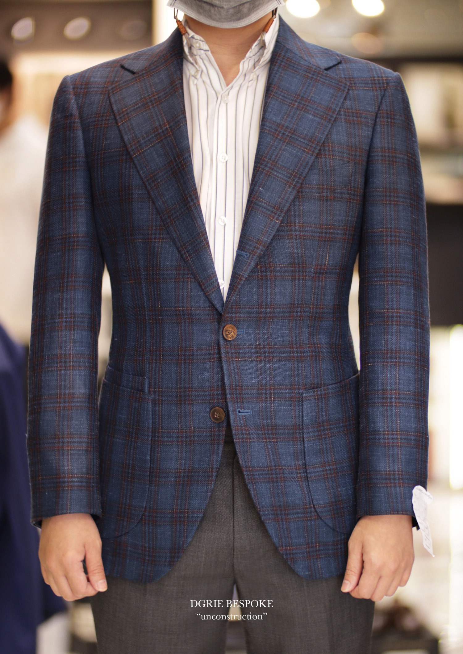 navy cerruti 1881 unstructured dgrie 2