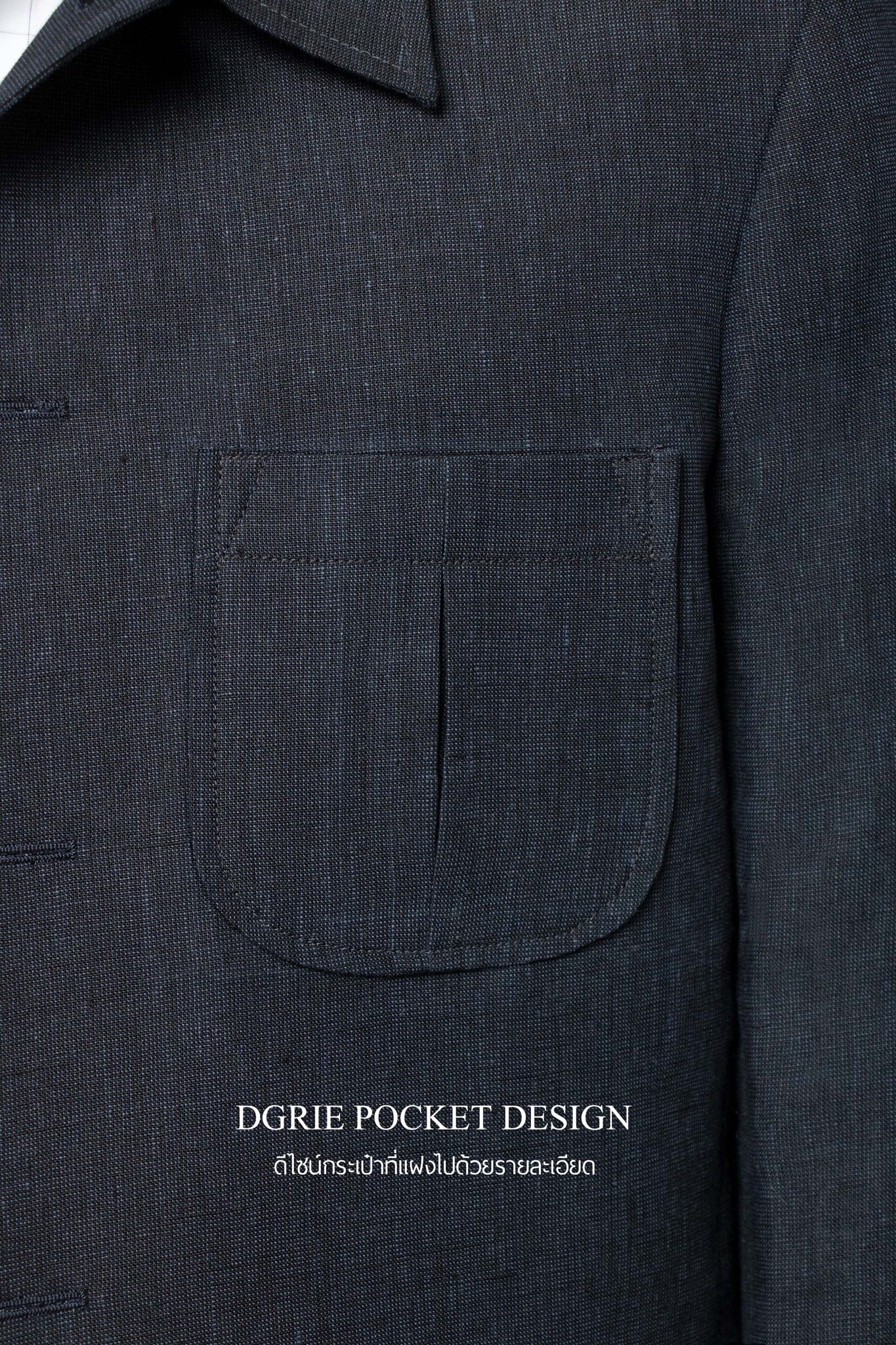 dgrie navy two tone safari jacket dgrie 4