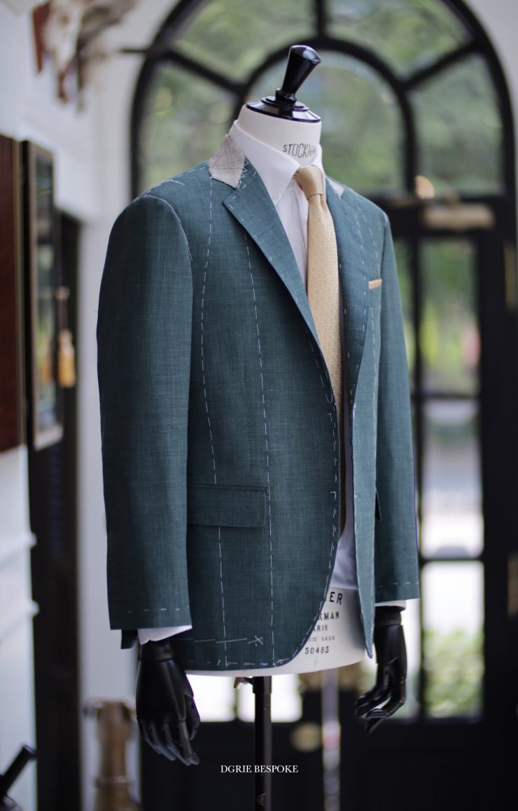 zegna green linen silk dgrie 3