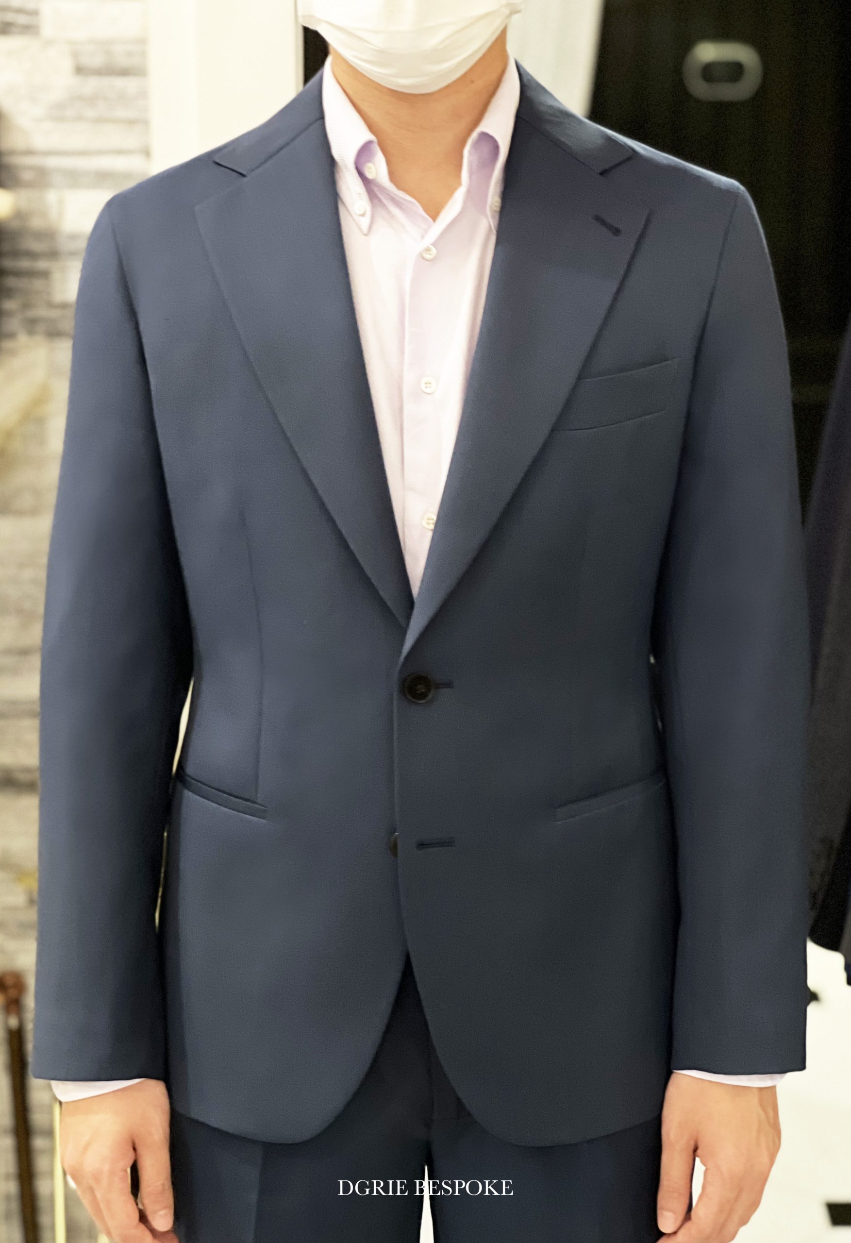 dgrie navy soft suit dgrie