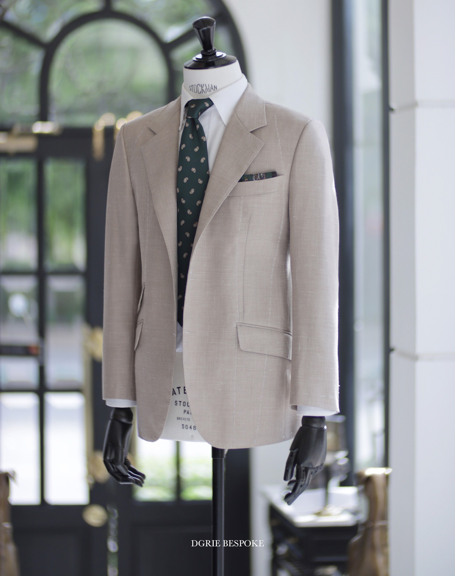 wool silk linen full canvas suit dgrie 2