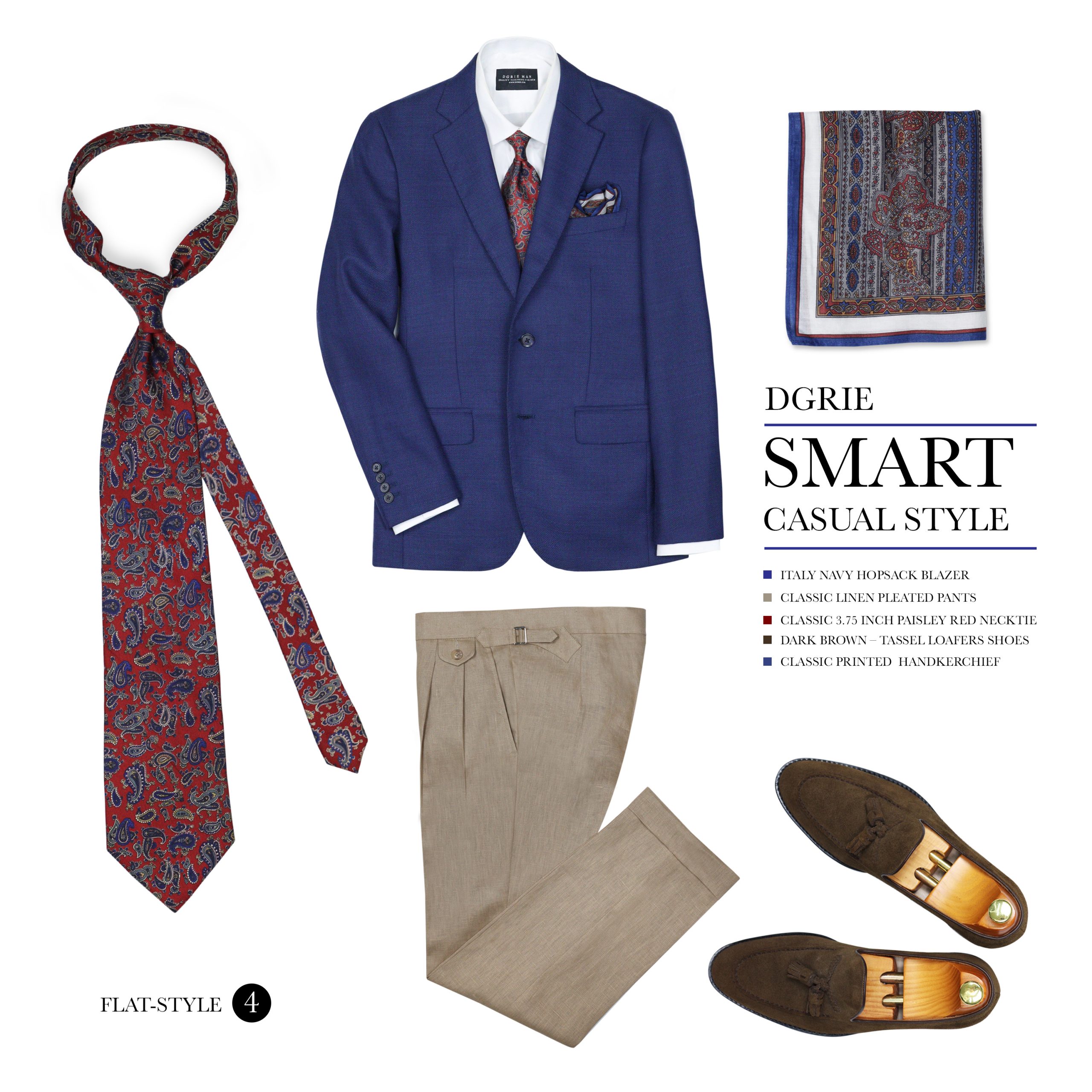 dgrie flat 4 navy smart casual set dgrie 5