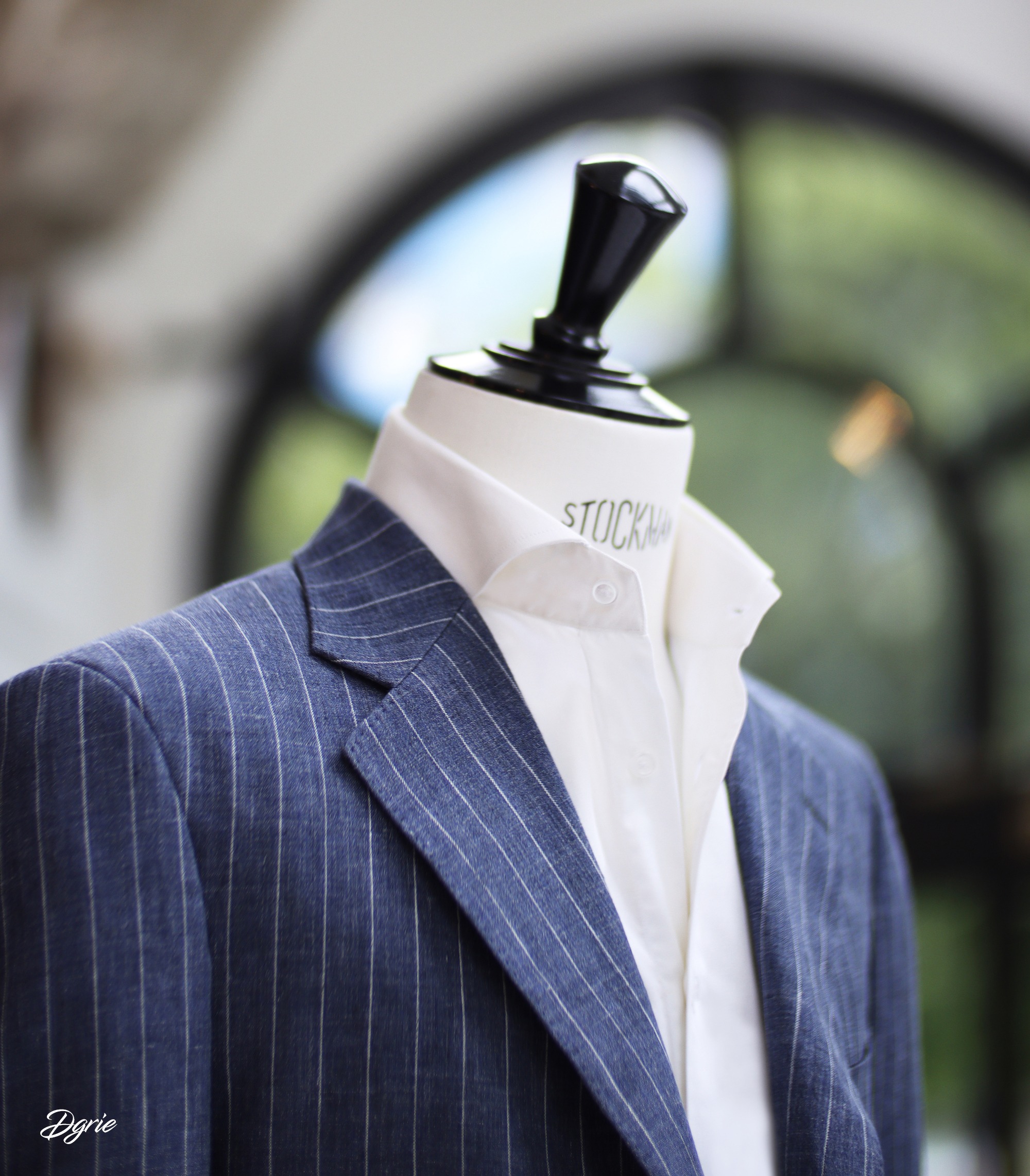 dgrie pinstripe linen jacket full canvas dgrie 6