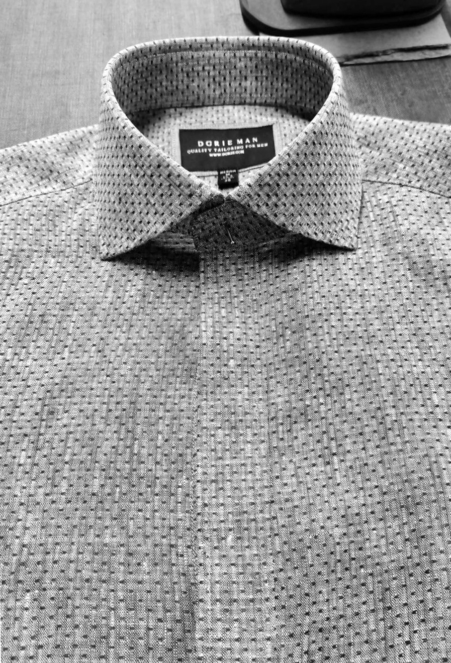 dgrie smart curve collar shirt dgrie