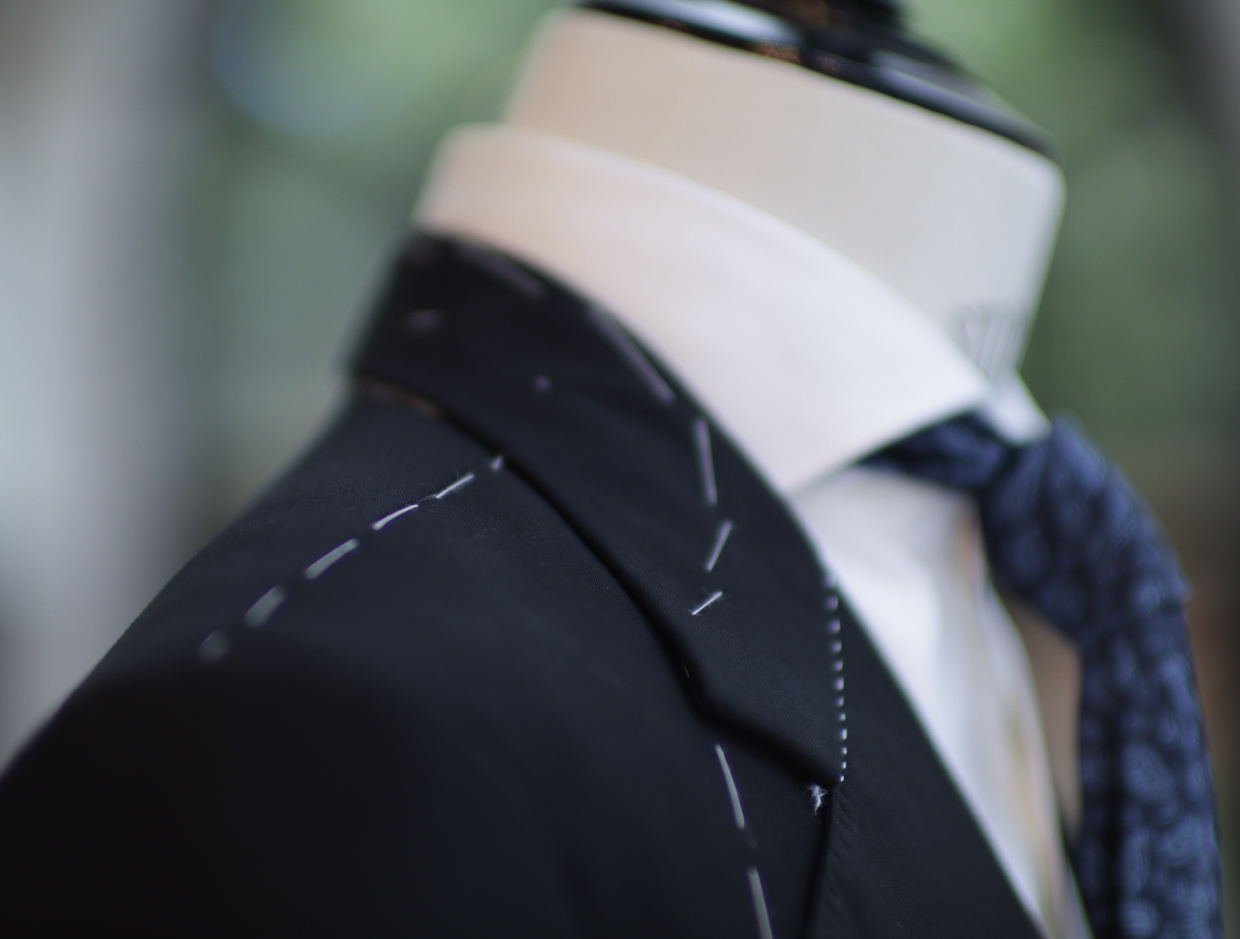 bespoke 3rd fitting classic super black suit dgrie
