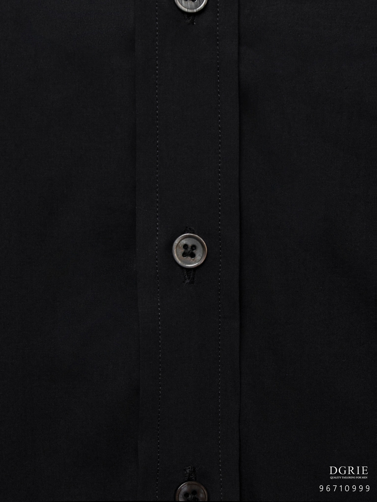 dgrie black oxford cotton shirt dgrie 2