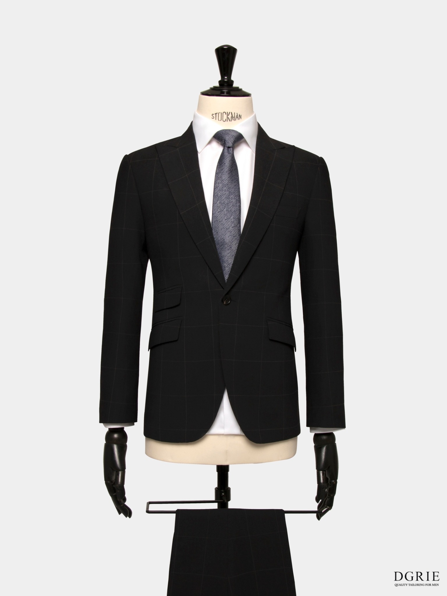 dgrie black windowpane suit dgrie 9 dgrie black windowpane suit dgrie 9