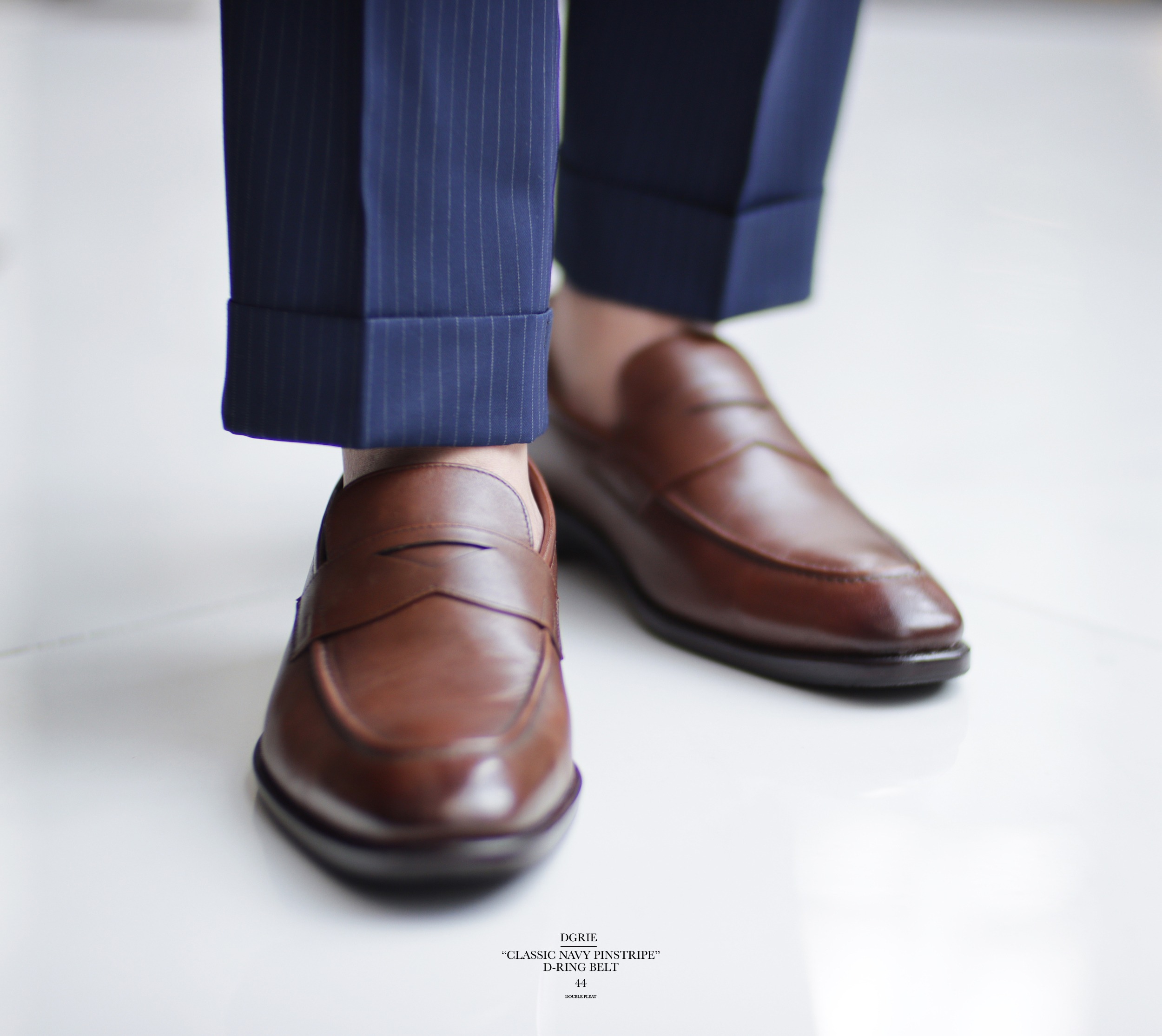 dgrie pants 44 classic navy stripe d ring dgrie 1