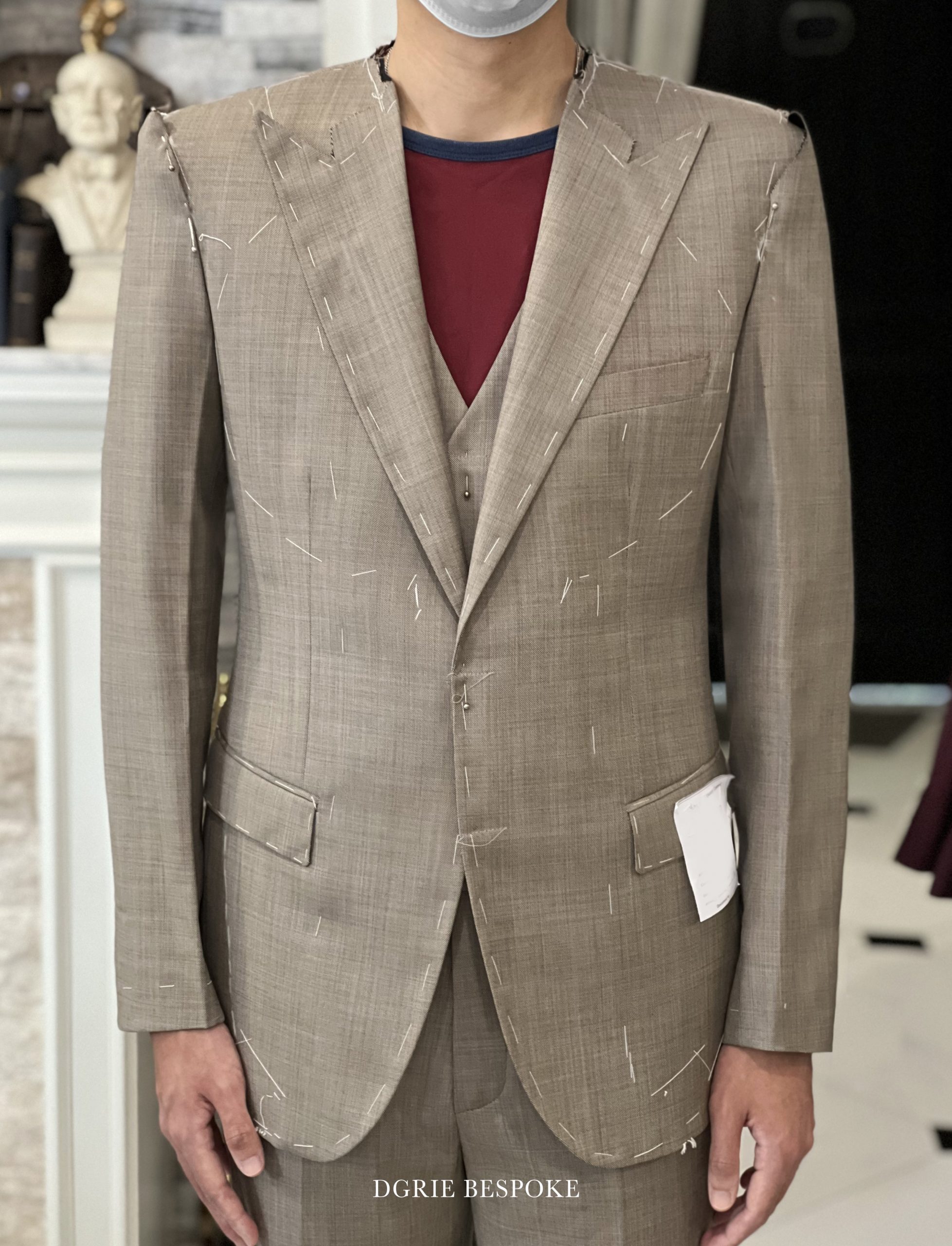 fitting brown 3 piece suits dgrie