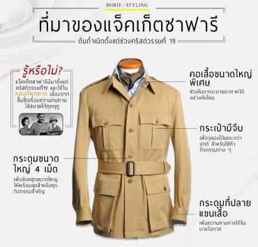 history of safari jacket dgrie dgrie