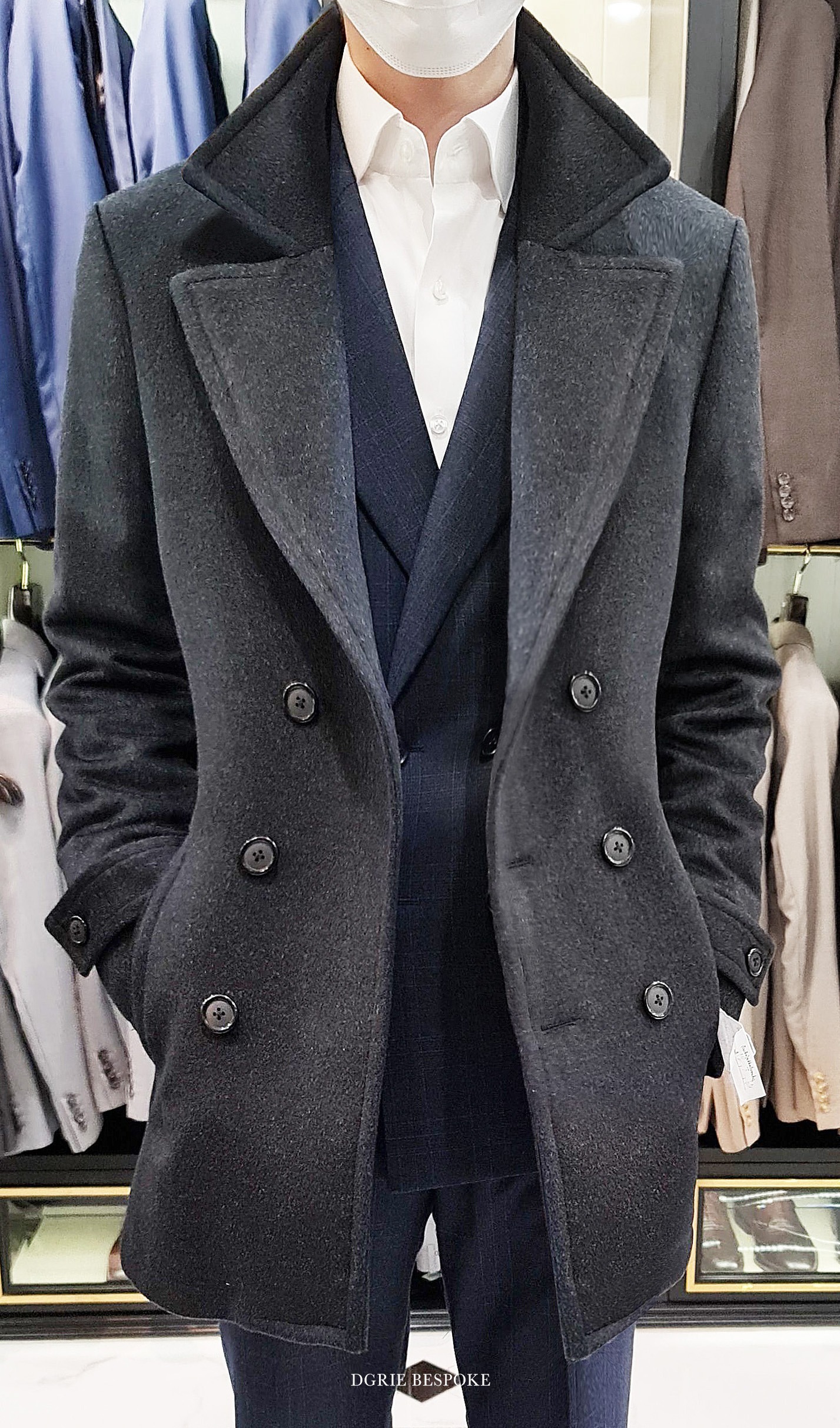 cuatom overcoat dgrie