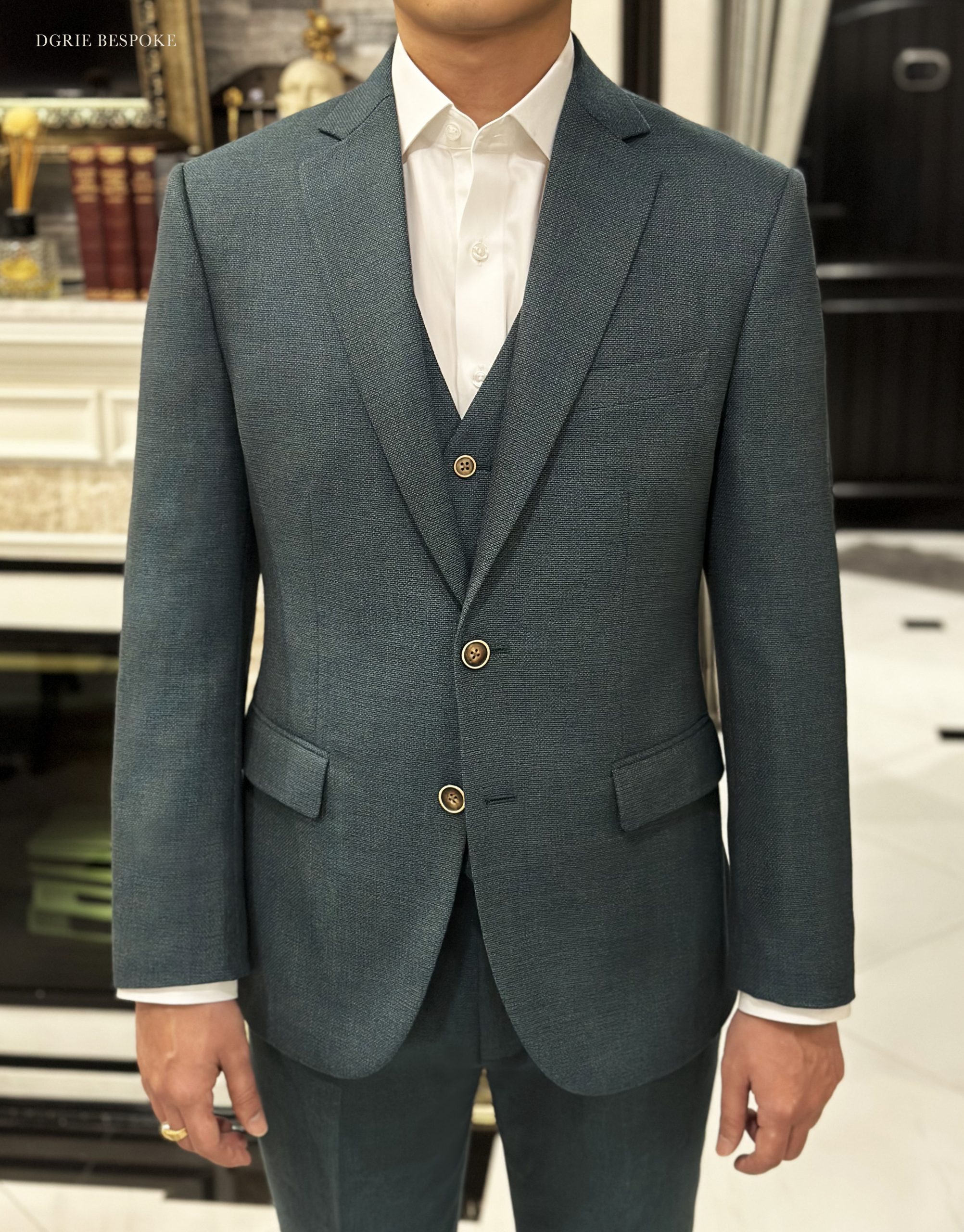 dgrie smart green 3 piece suits dgrie 1