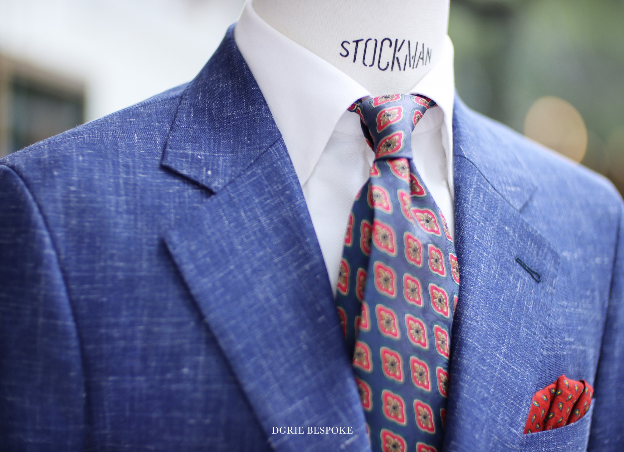 navy wool silk linen suit dgrie 3