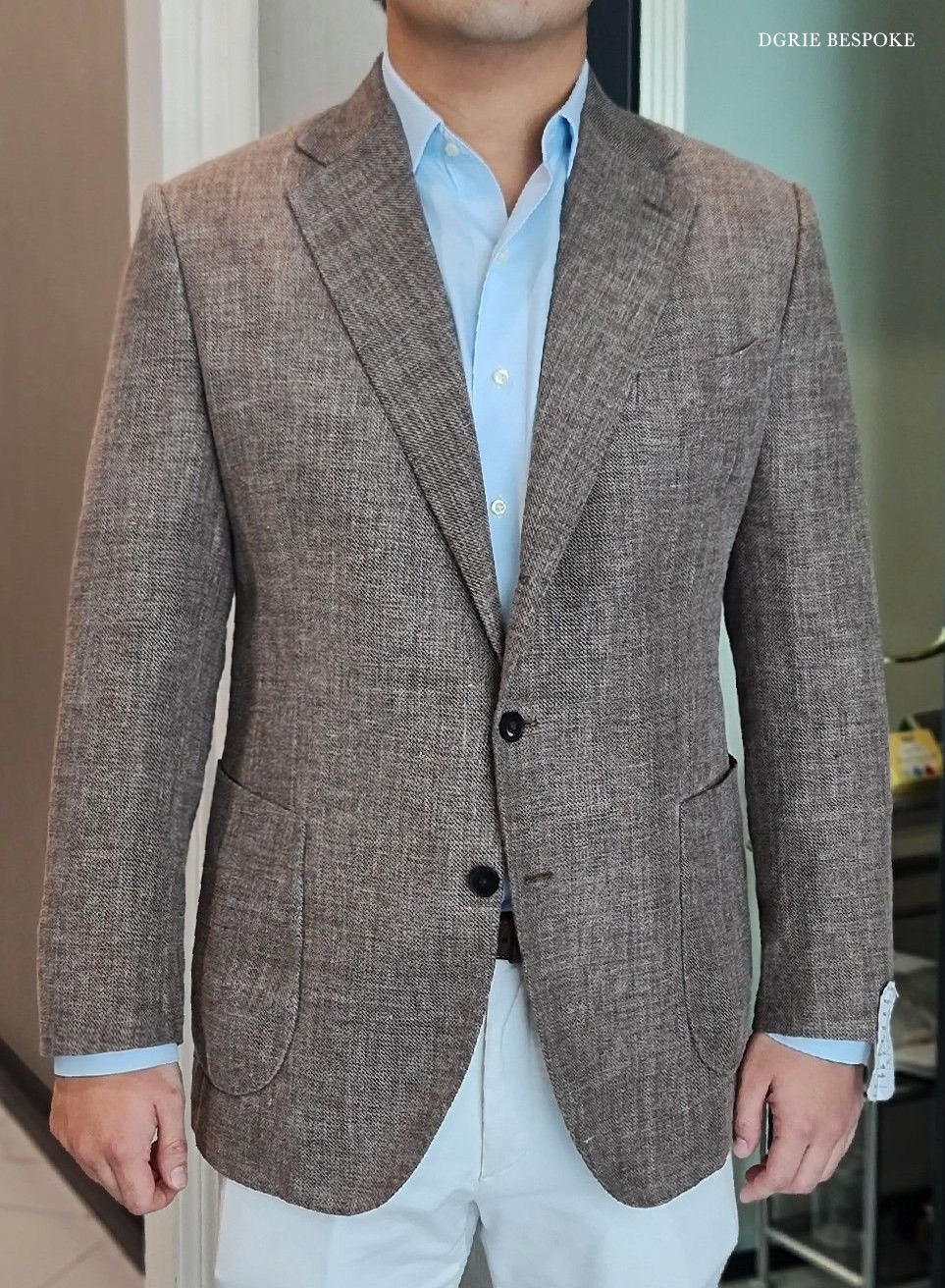 dgrie brown unlined sport jacket dgrie