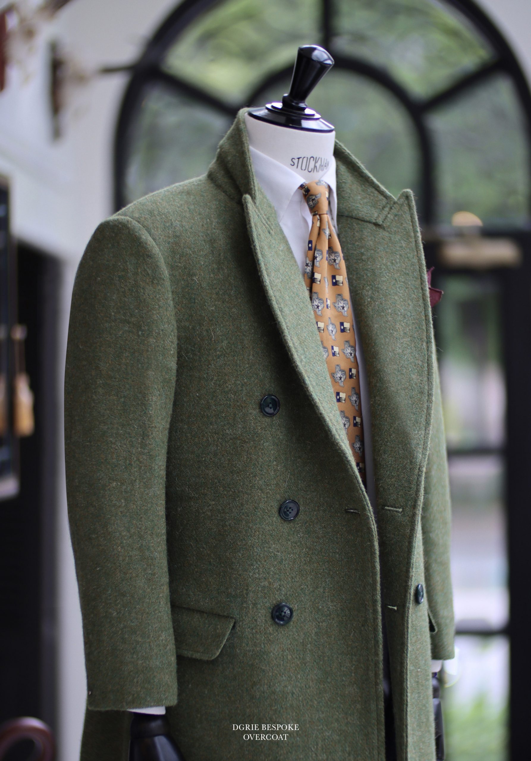 dgrie harris tweed green overcoat dgrie 1