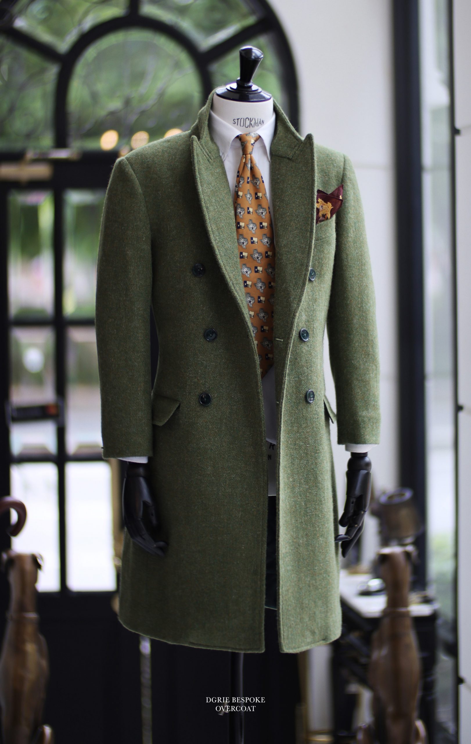 dgrie harris tweed green overcoat dgrie 3