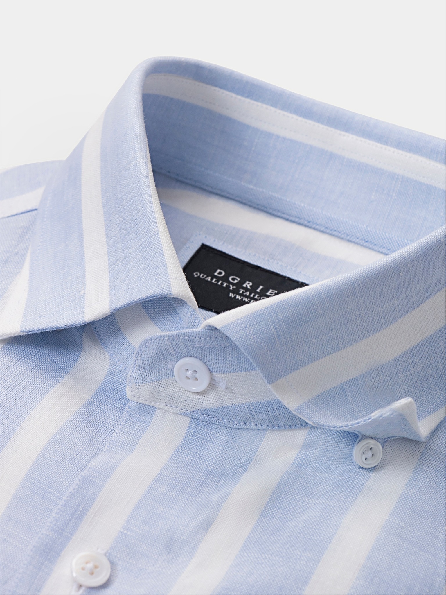 dgrie linen blue white stripe shirt dgrie 5 dgrie linen blue white stripe shirt dgrie 5