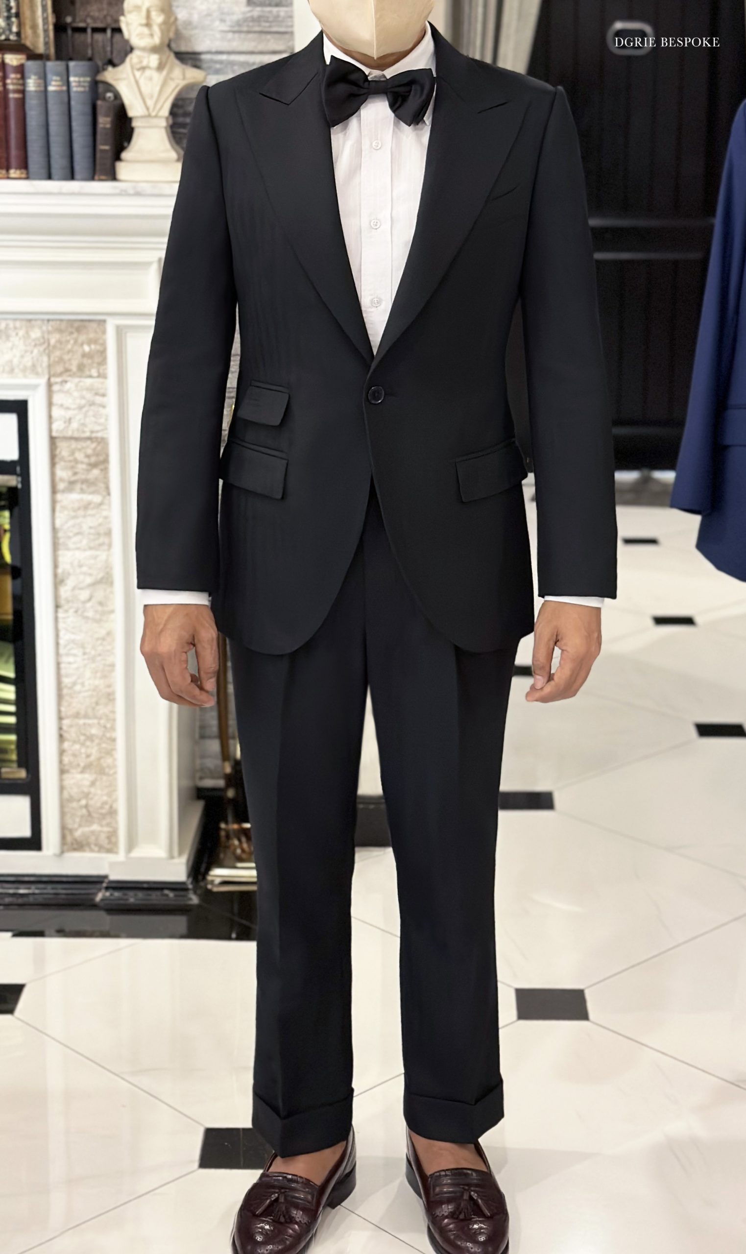 black classic tuxedo slimfit dgrie 1