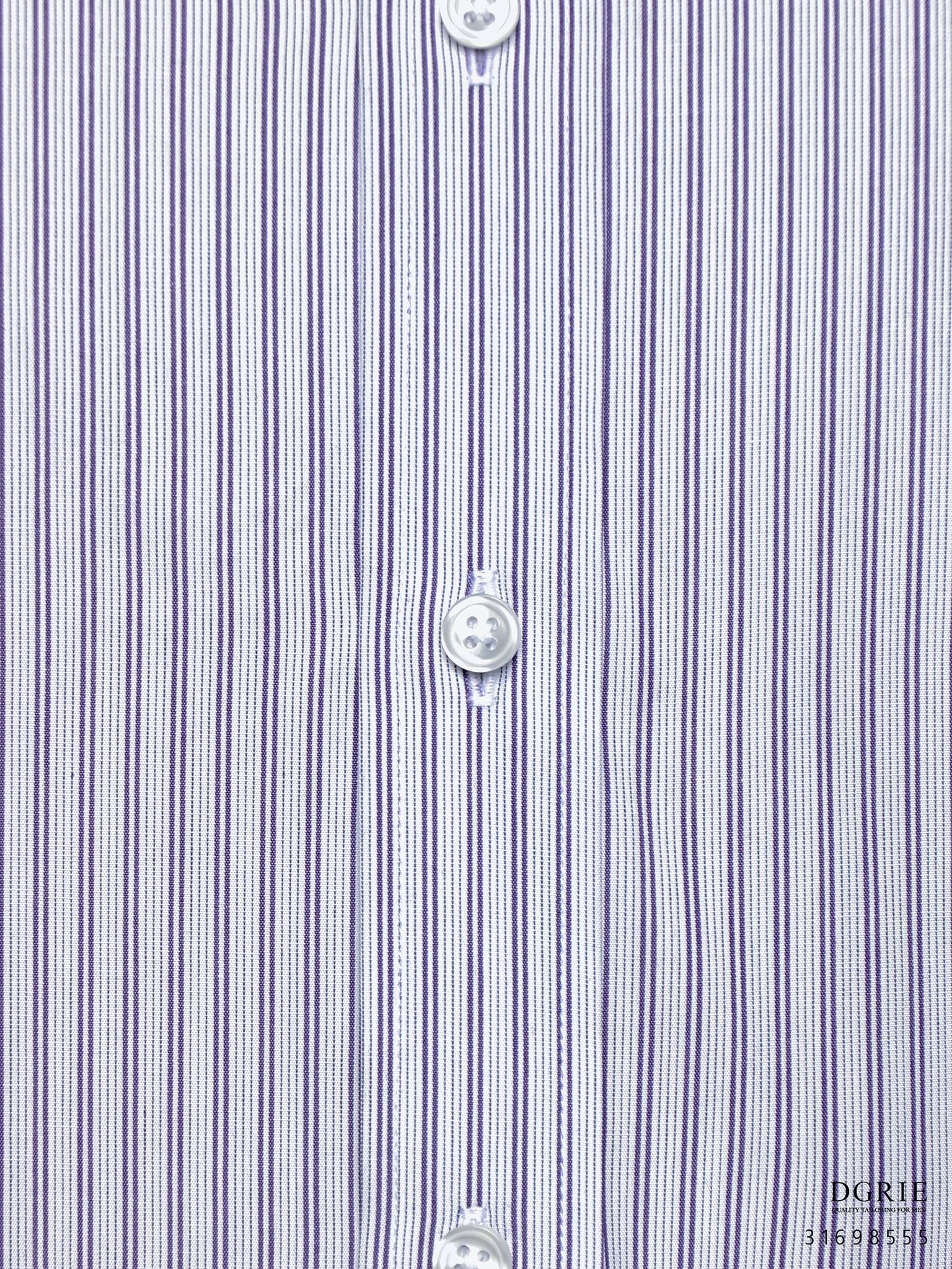 cotton double stripes curve collar dgrie 2
