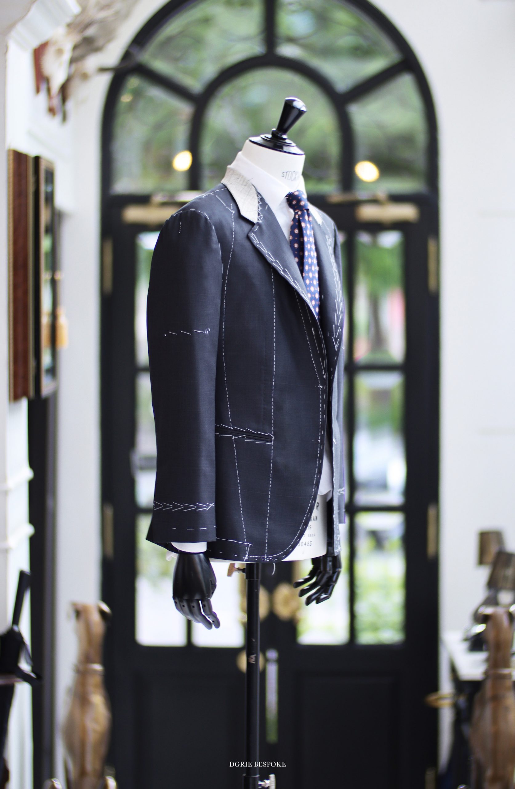 dgrie window grey suit full canvas dgrie 3