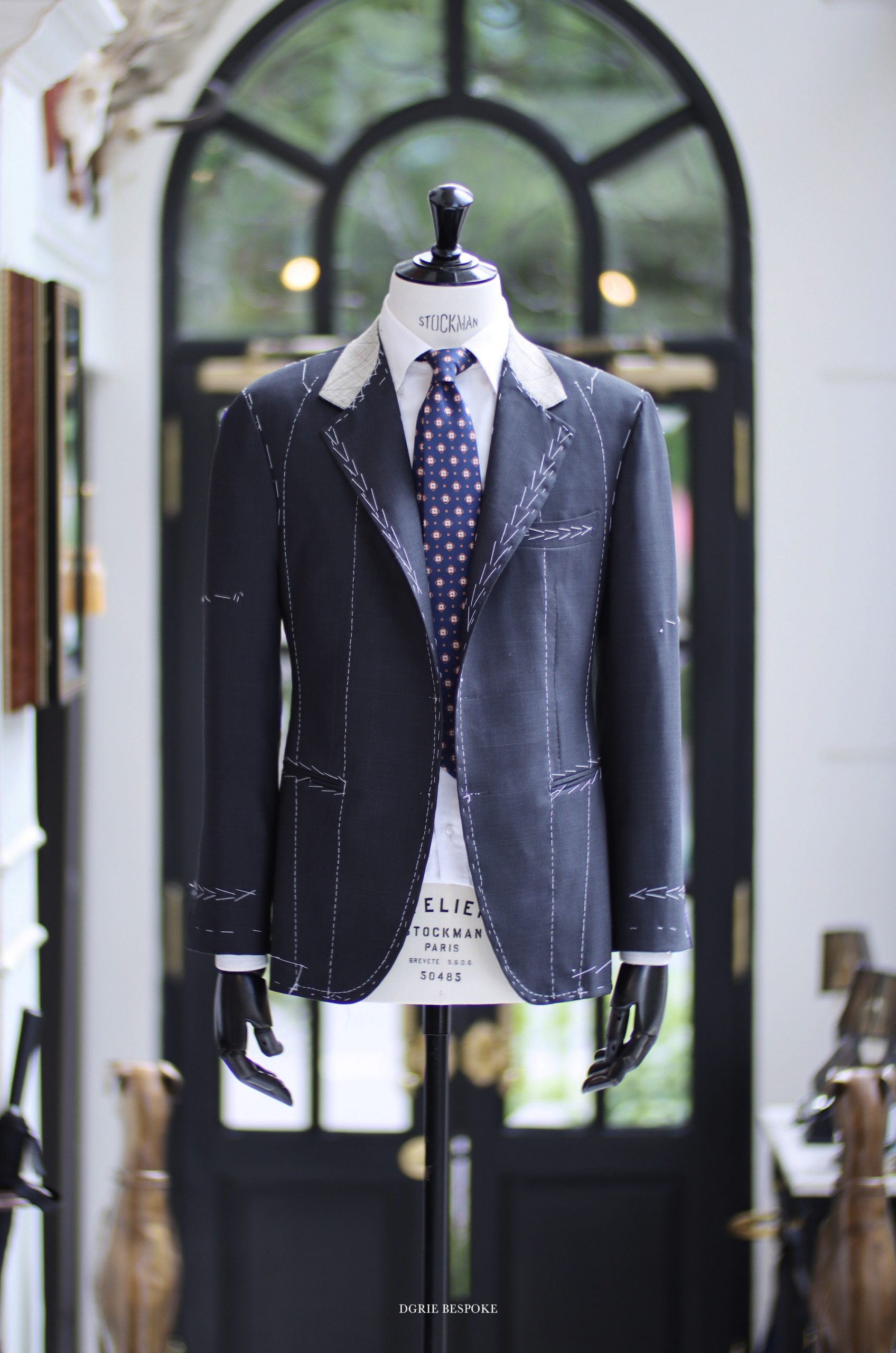dgrie window grey suit full canvas dgrie 4