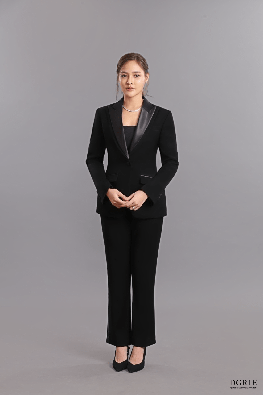 spotlight womens black tuxedo by dgrie dgrie