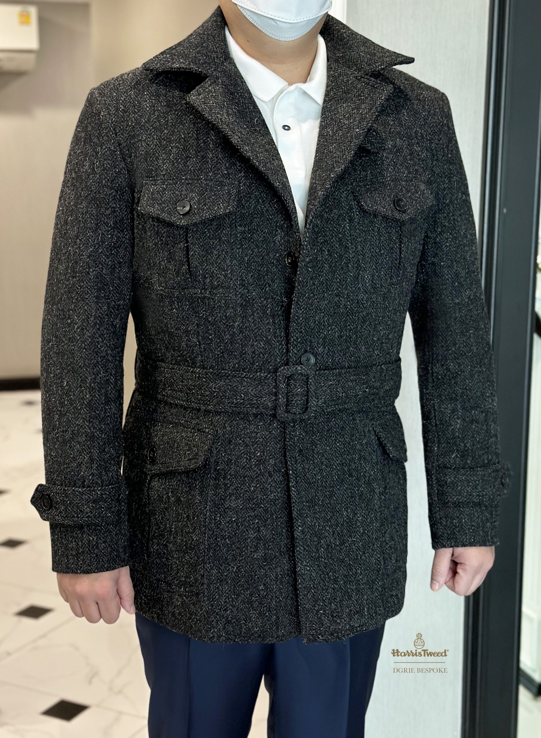 dgrie custom military tweed safari jacket dgrie 1
