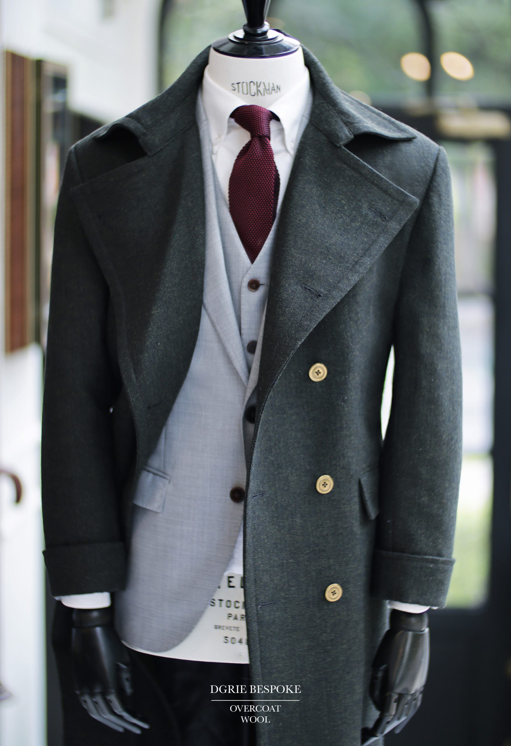 dgrie overcoat dark green hb vintage dgrie 5