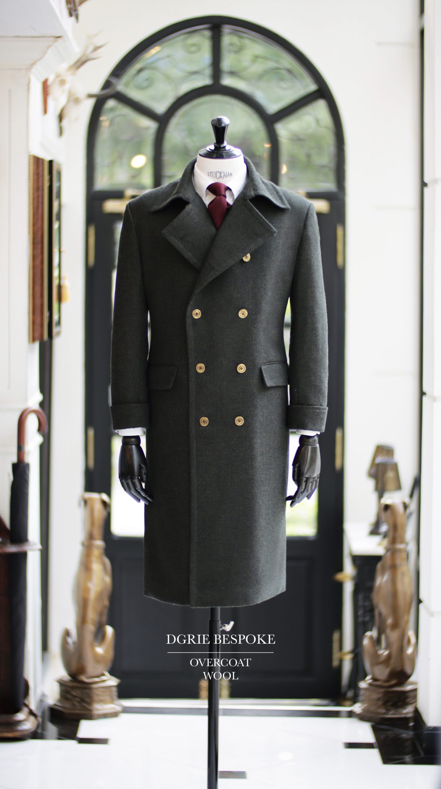 dgrie overcoat dark green hb vintage dgrie 8