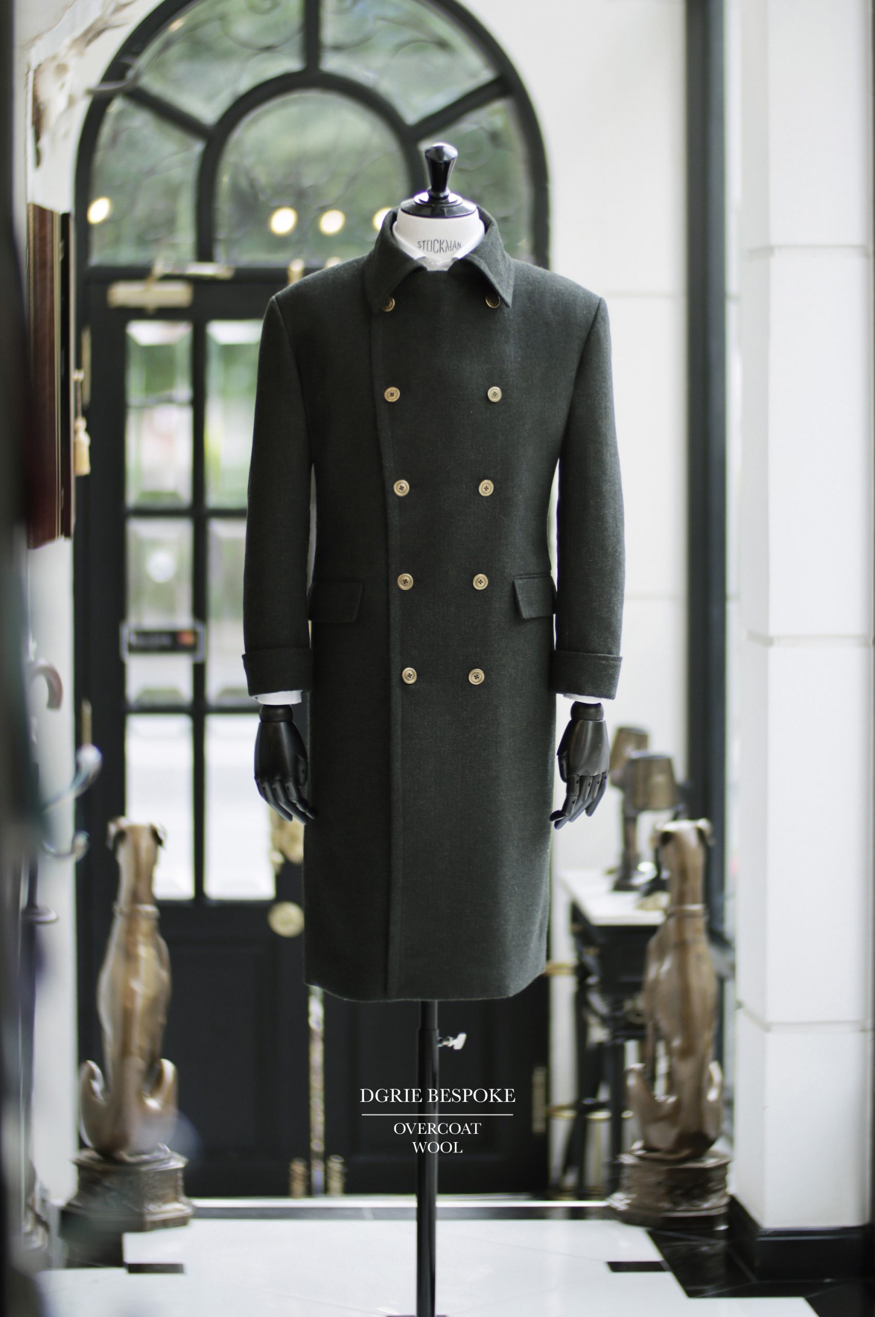 dgrie overcoat dark green hb vintage dgrie 9