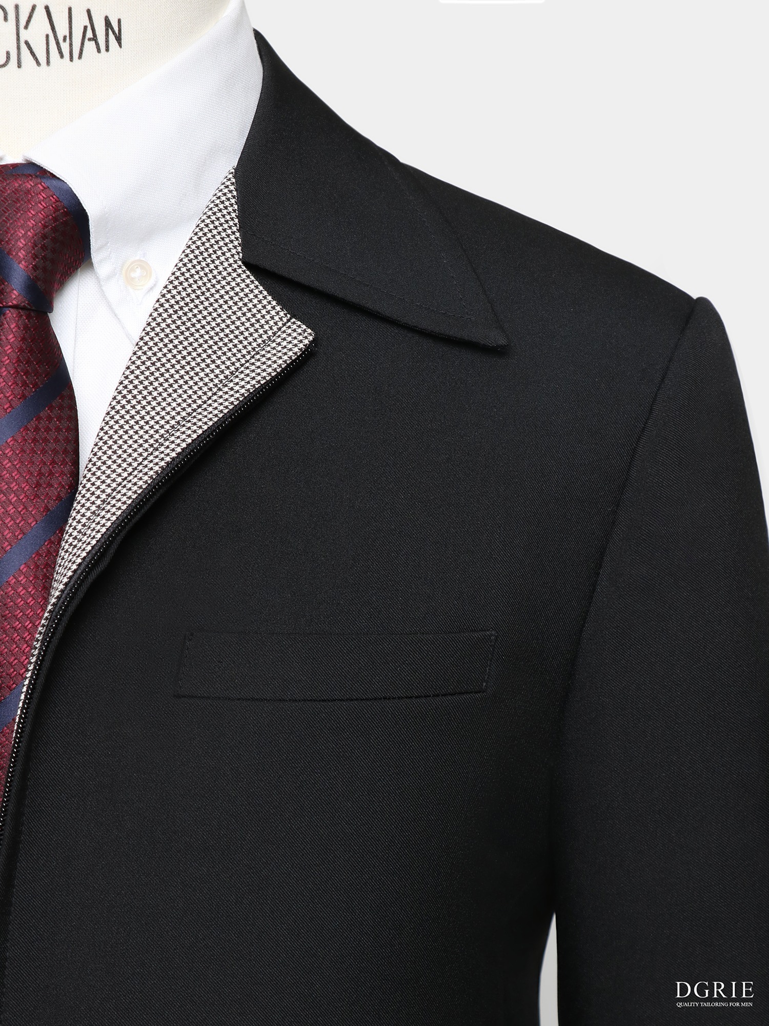 dgrie play zipper black houndstooth dgrie 2