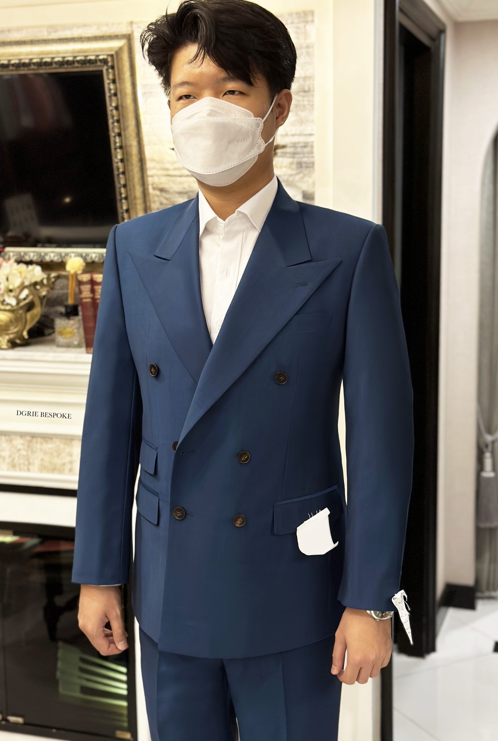grand navy double breasted suit dgrie 1