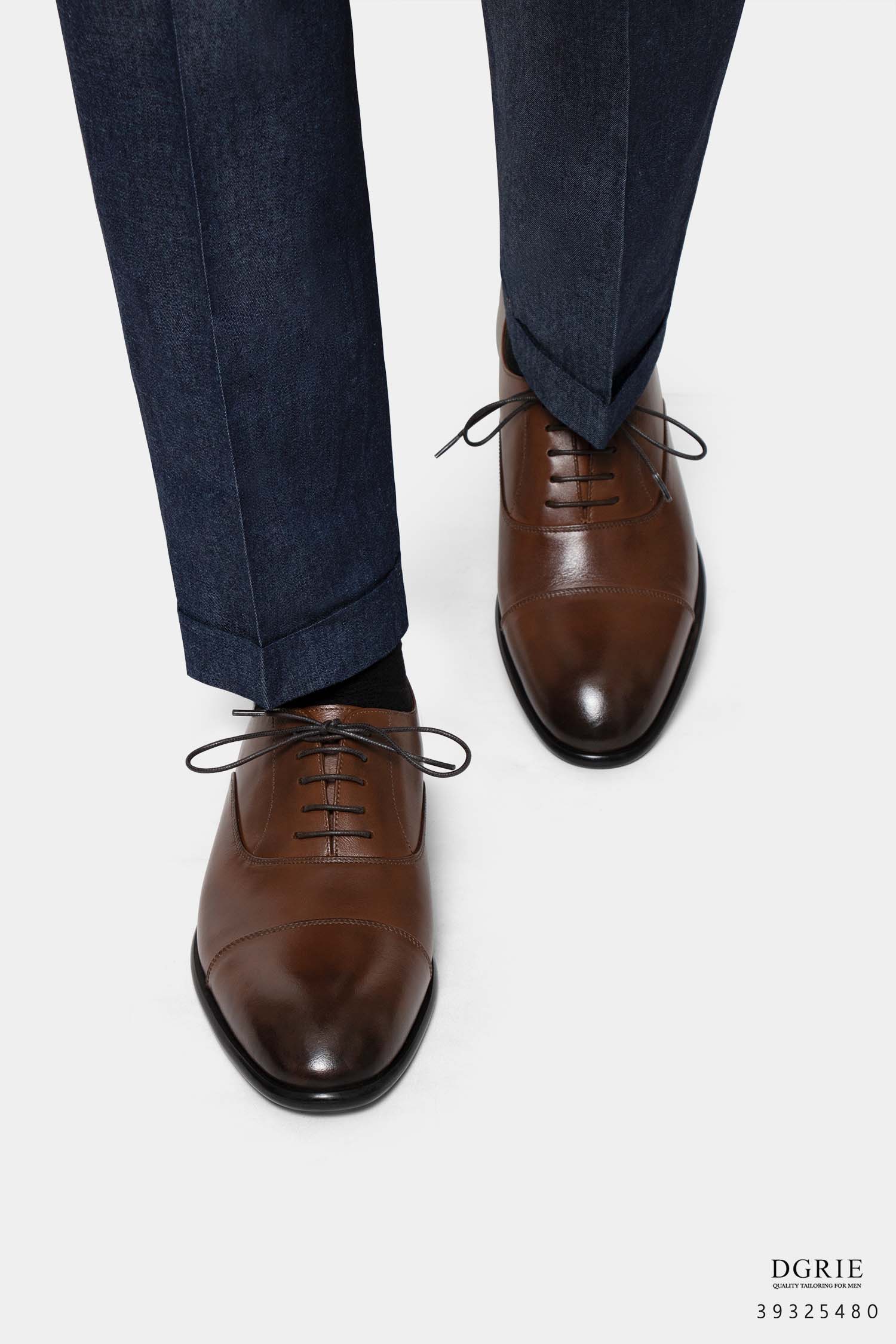 dgrie cognac round cap toe oxford shoes dgrie