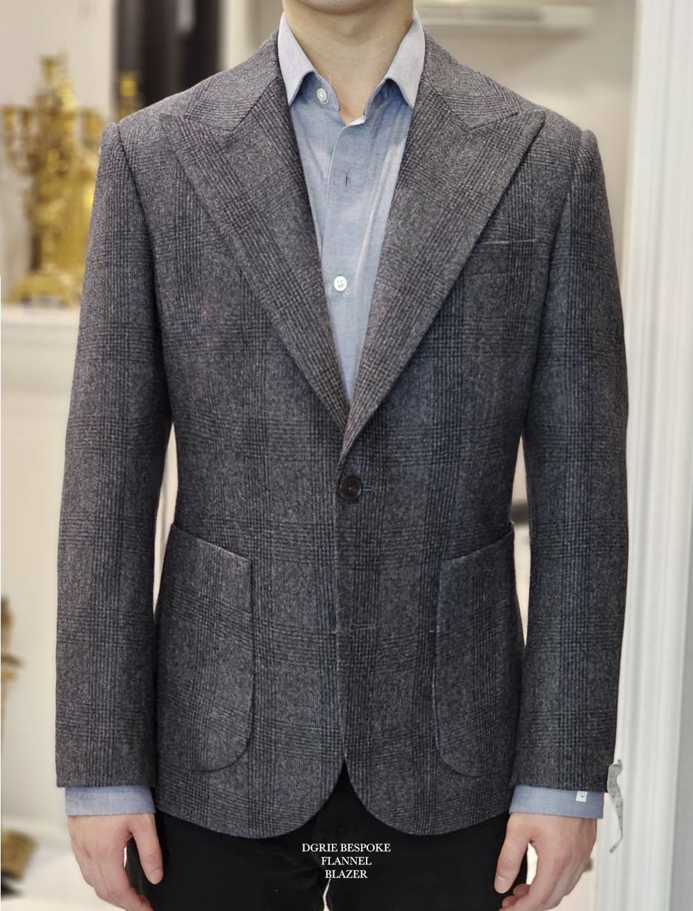 dgrie grey flannel sport jacket dgrie