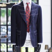 full canvas navy classic peak lapel dgrie
