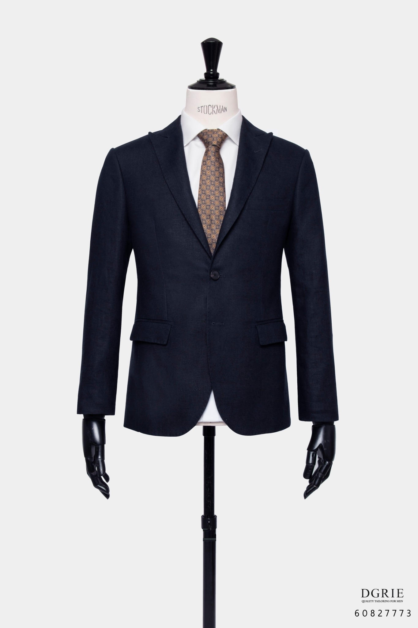 dgrie dark navy blue peak lapel jacket dgrie 1
