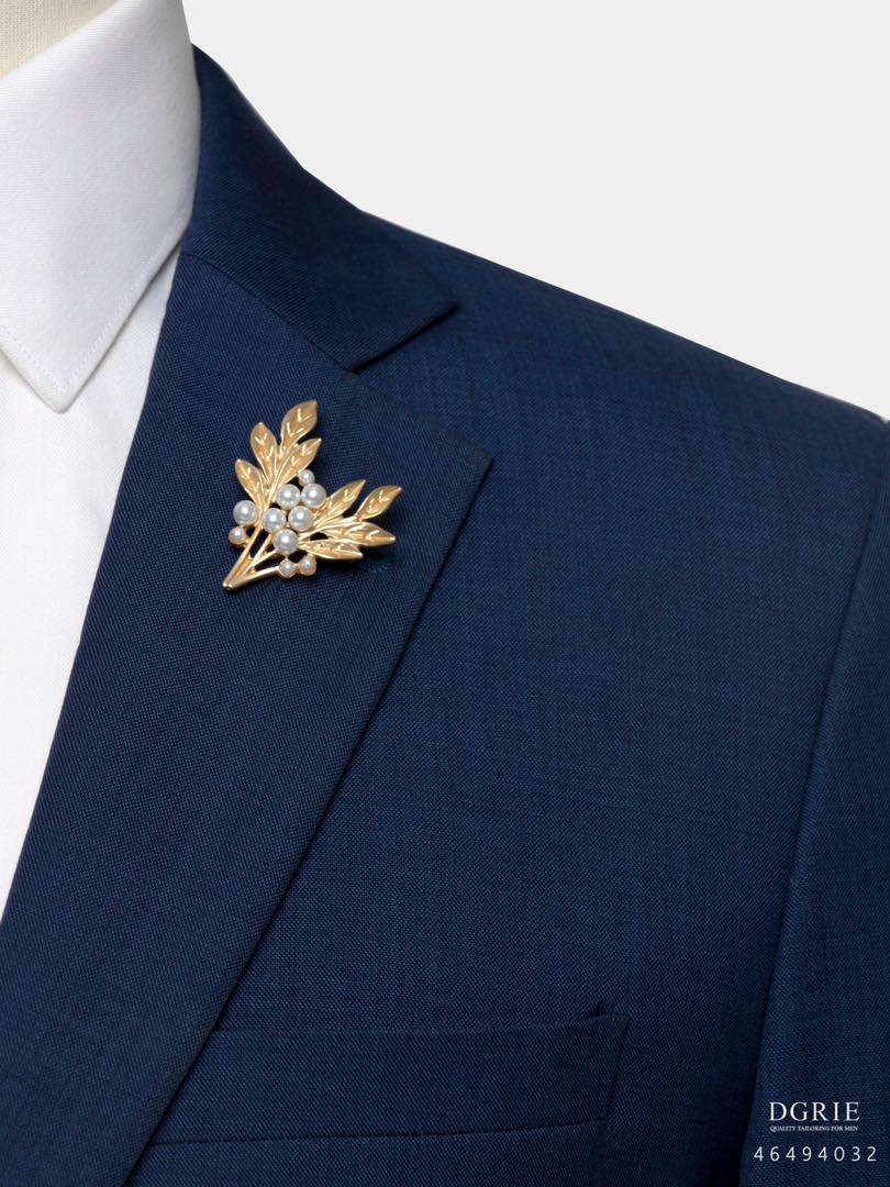 golden of leaf and pearl brooch dgrie 2