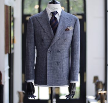 solbiati linen silk double breasted jacket dgrie
