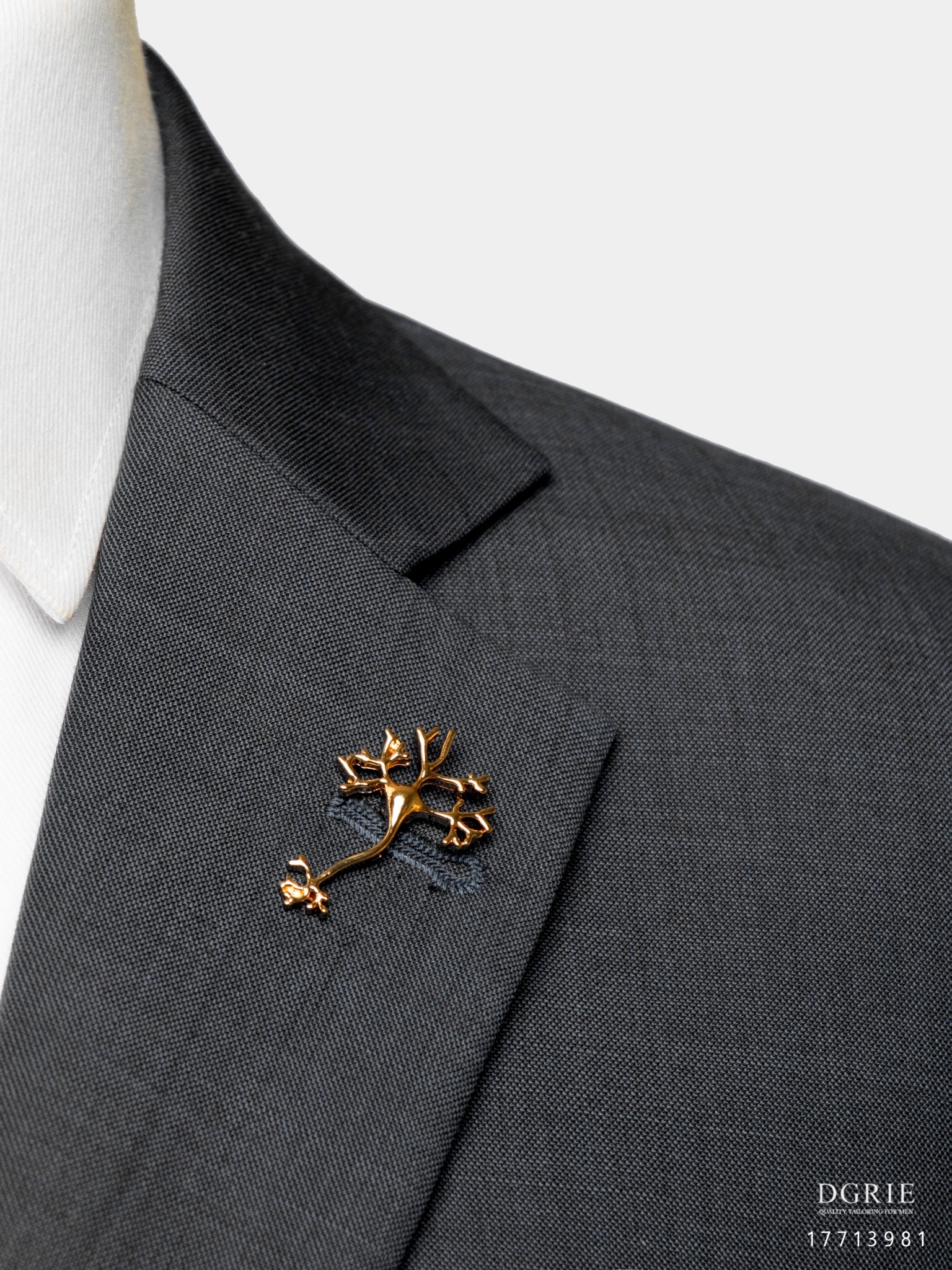 dgrie gold tree branch brooch dgrie