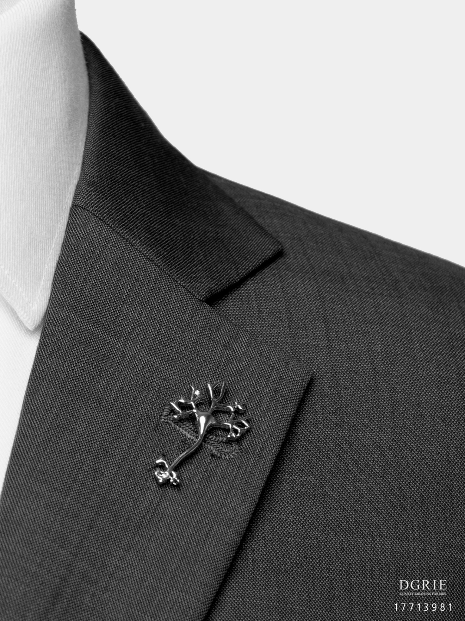 dgrie silver tree branch brooch dgrie