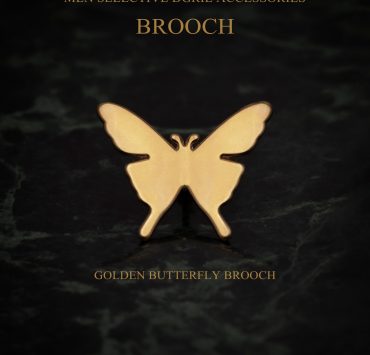 เข็มกลัดผีเสื้อ - Golden Butterfly Brooch