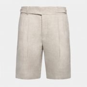 กางเกงขาสั้น วินเทจ DGRIE Linen Beige vintage short pants