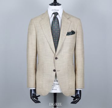 ตัดสูทลำลอง สีครีมอ่อน DGRIE WOOL BAMBOO SPORT JACKET
