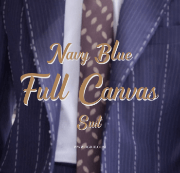 ร้านตัดสูท 2nd Fitting ITALY PINSTRIPE NAVY BLUE SUIT